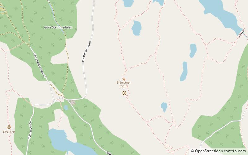 Blåmanen location map