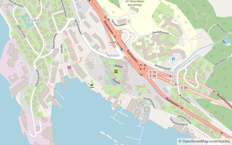 Gamle Bergen location map