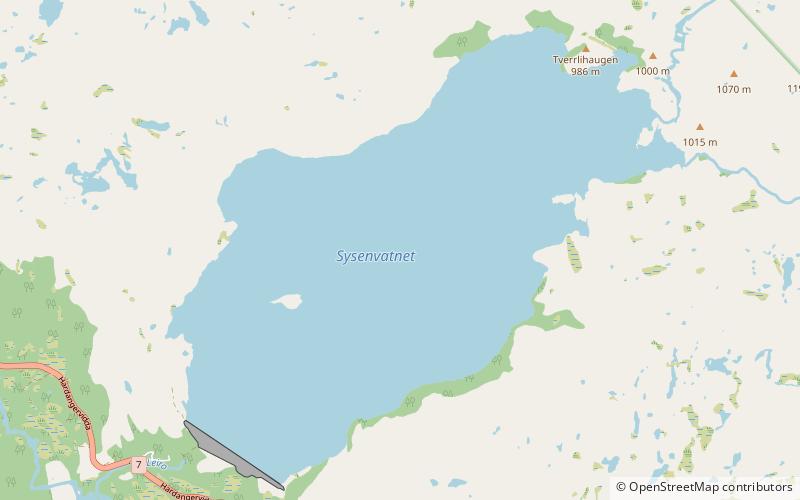 Sysenvatnet location map