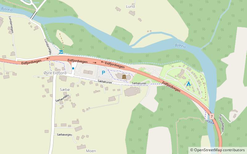 Hardangervidda Natursenter location map