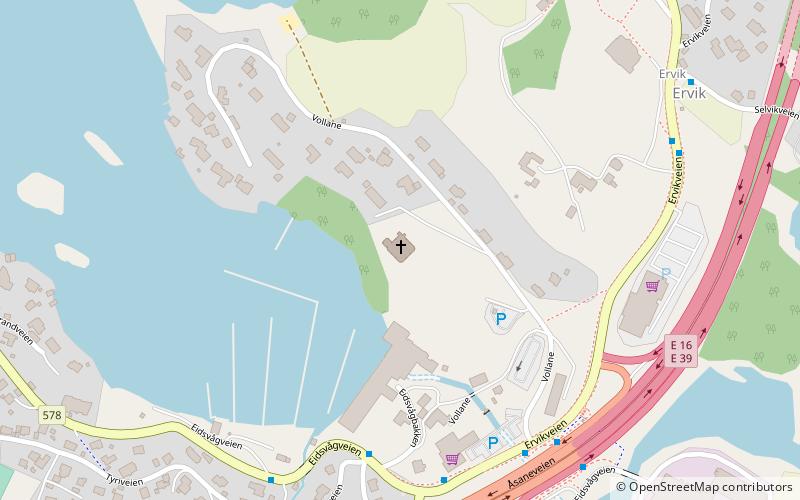 Eidsvåg Church location map