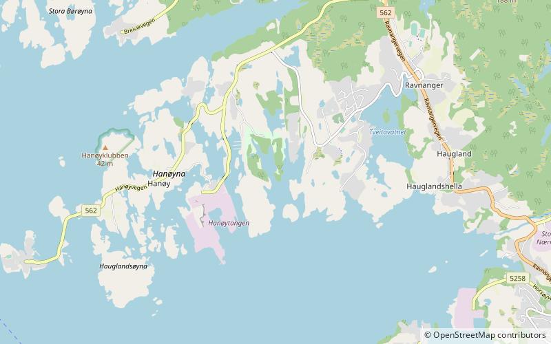 kollevagen askoy island location map