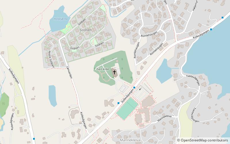 Kirche von Tveit location map