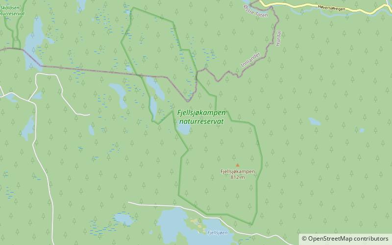 Fjellsjøkampen location map