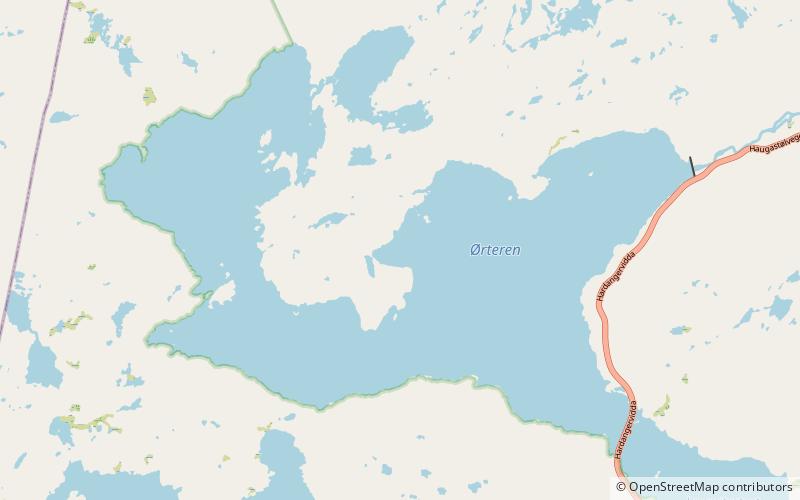 Ørteren location map