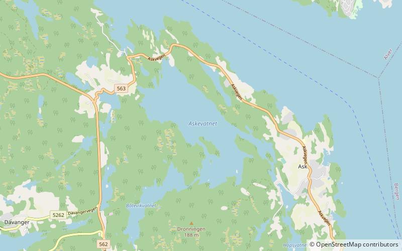 askevatnet askoy island location map