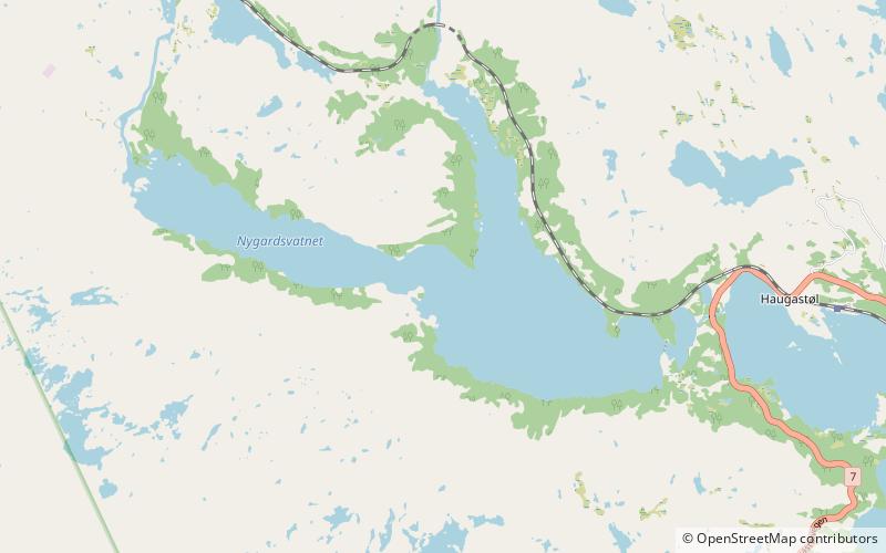 nygardsvatnet gare de haugastol location map