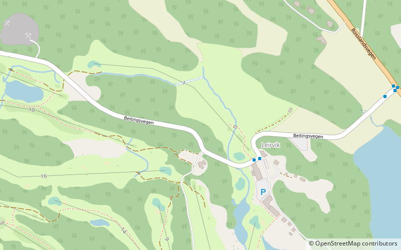 Meland Golf location map