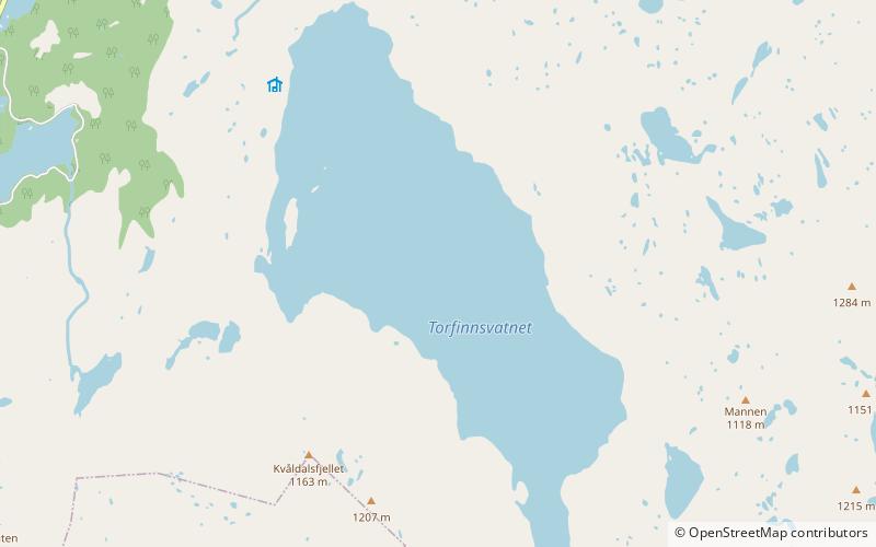 Torfinnsvatnet location map