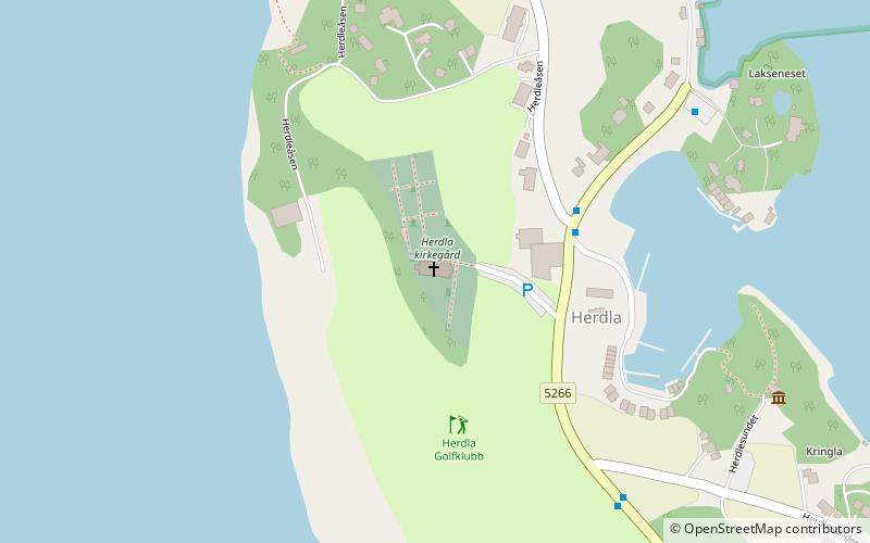 Herdla Church location map