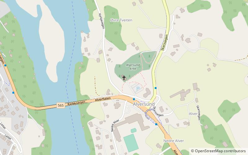 Alversund Church location map
