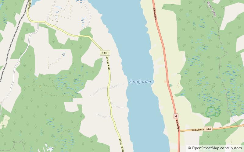 Einavatnet location map