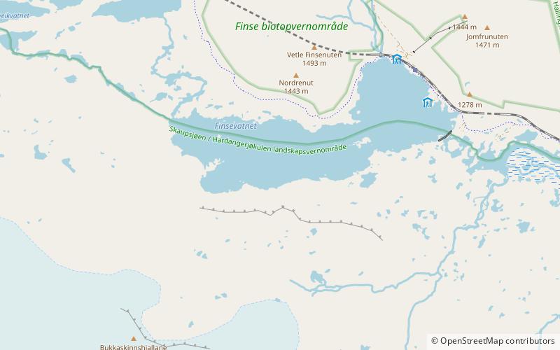 Finsevatnet location map