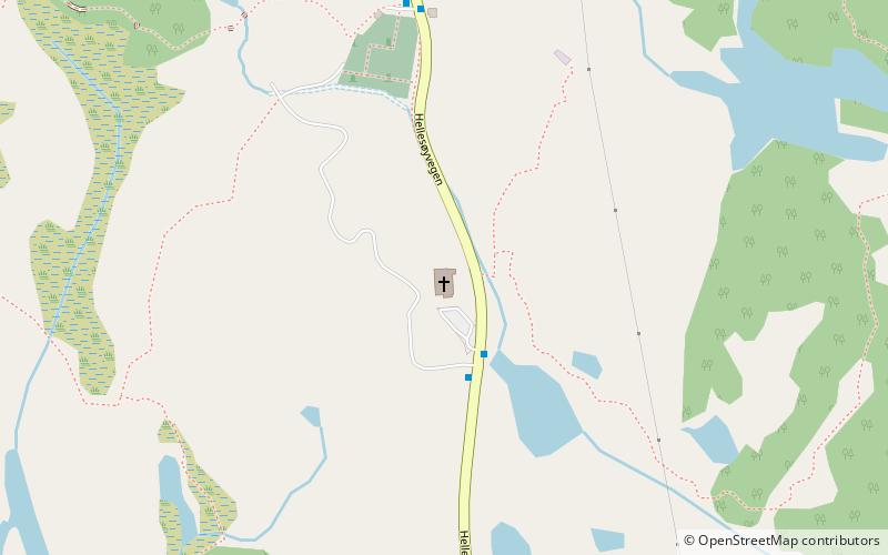 Hjelme Church location map