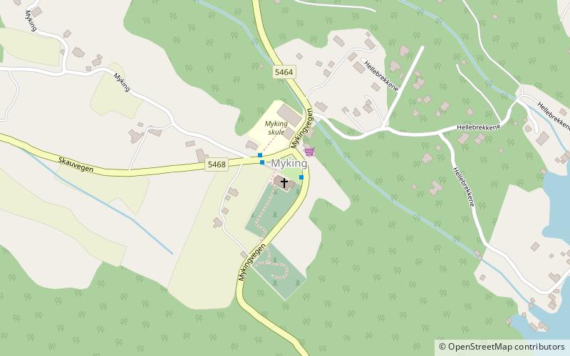 Myking Church location map