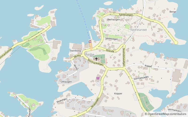 Fedje Church location map