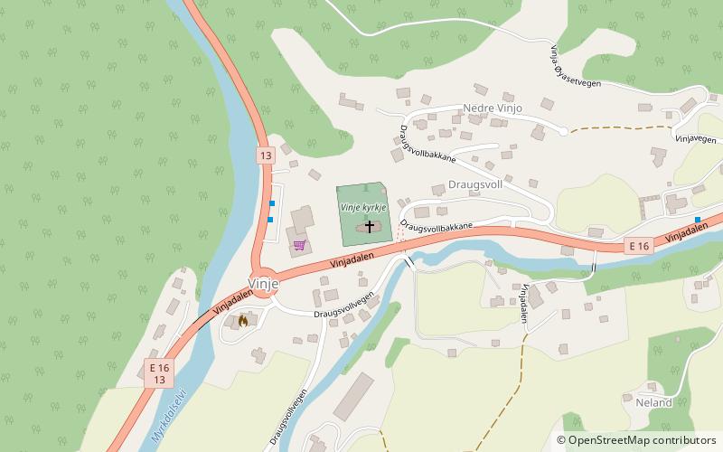 Vinje Church location map