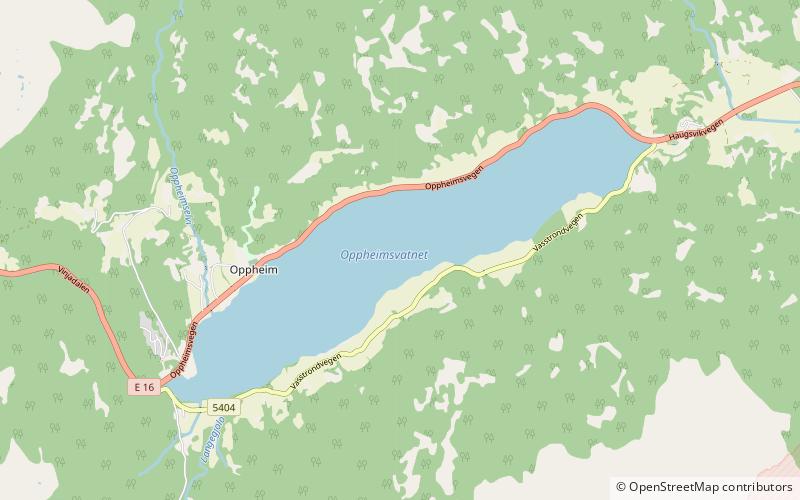 oppheimsvatnet location map