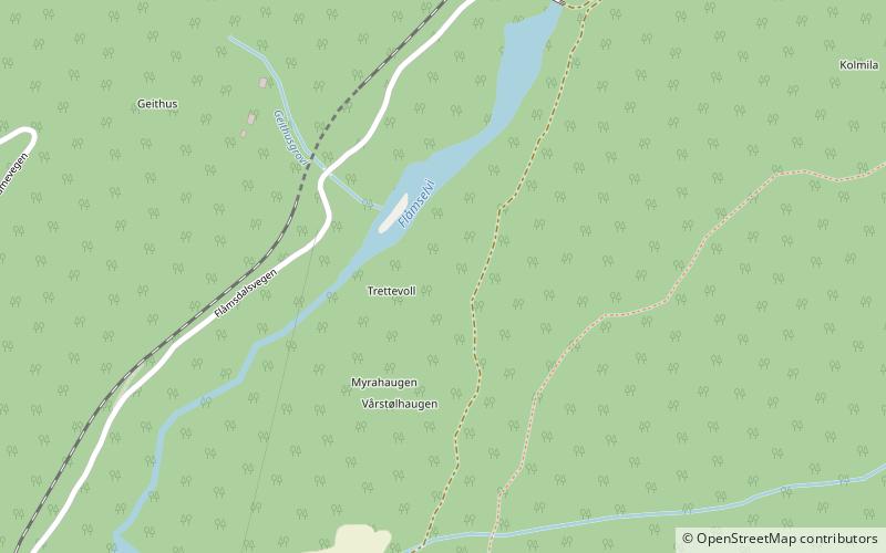 Flåmsdalen location map