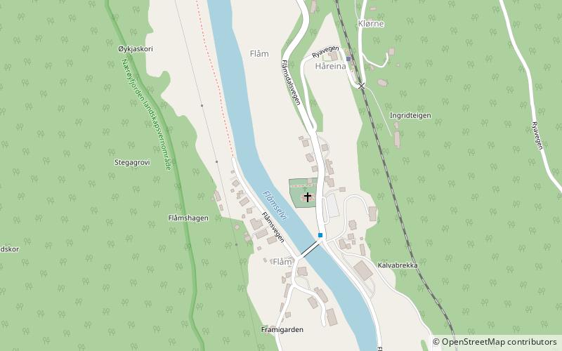 Flåmsbana location map