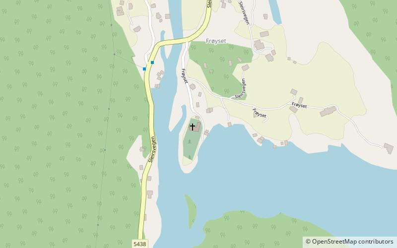 Frøyset Church location map