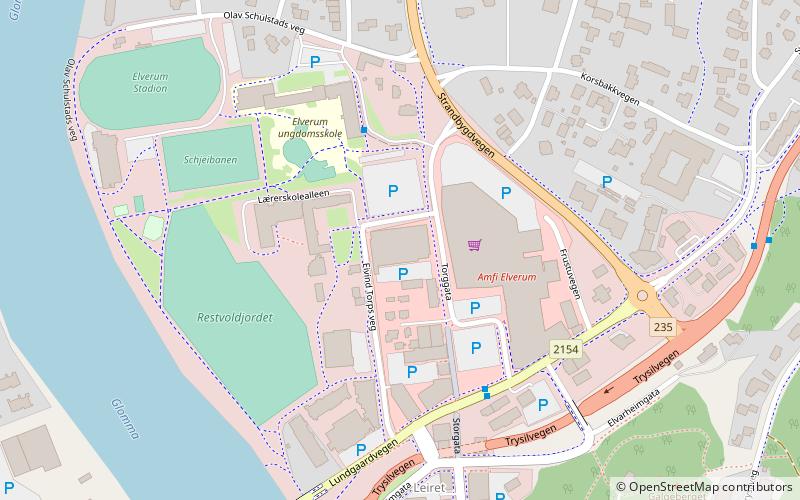 Elverumshallen location map