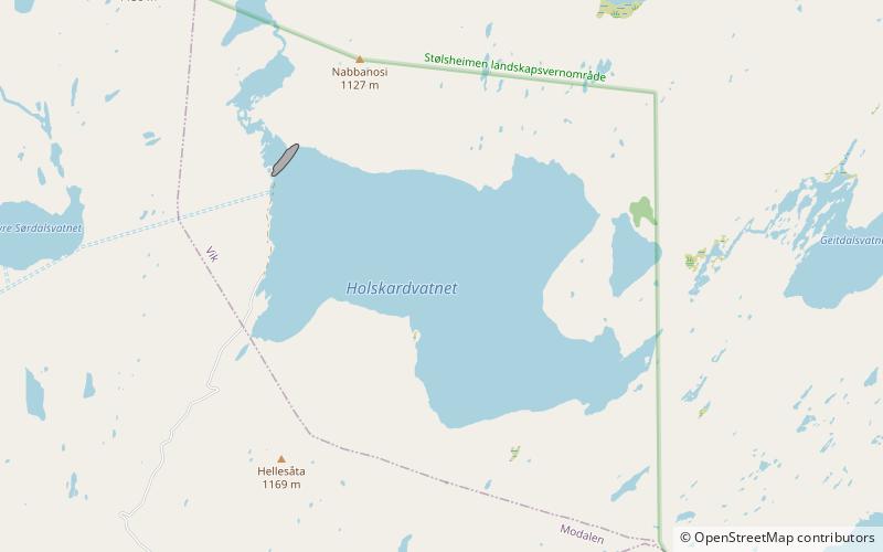 Holskardvatnet location map