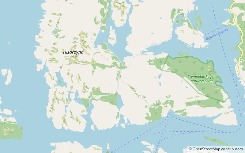 Hiserøyna location map