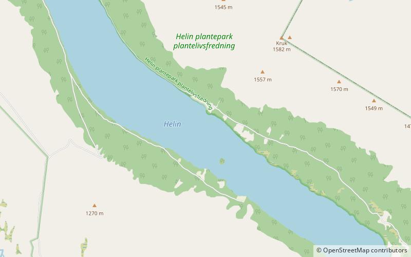 Helin location map