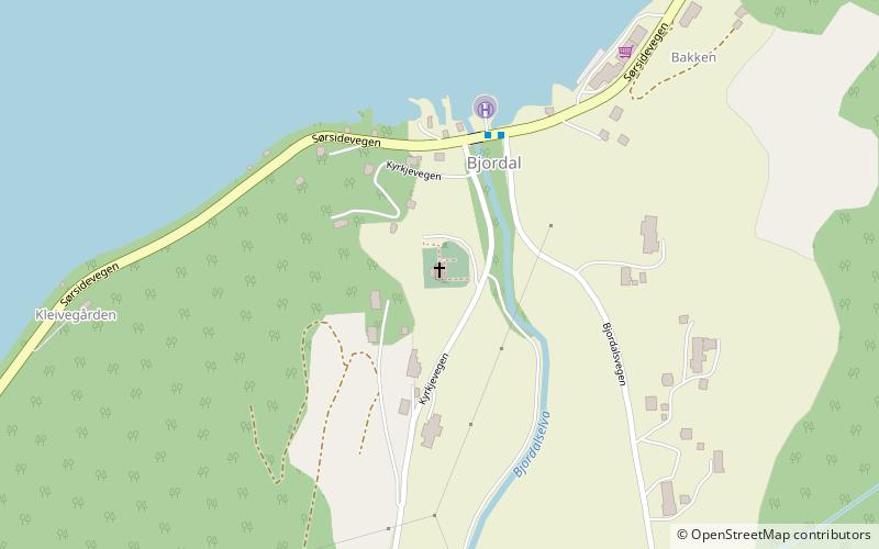 Bjordal Church location map