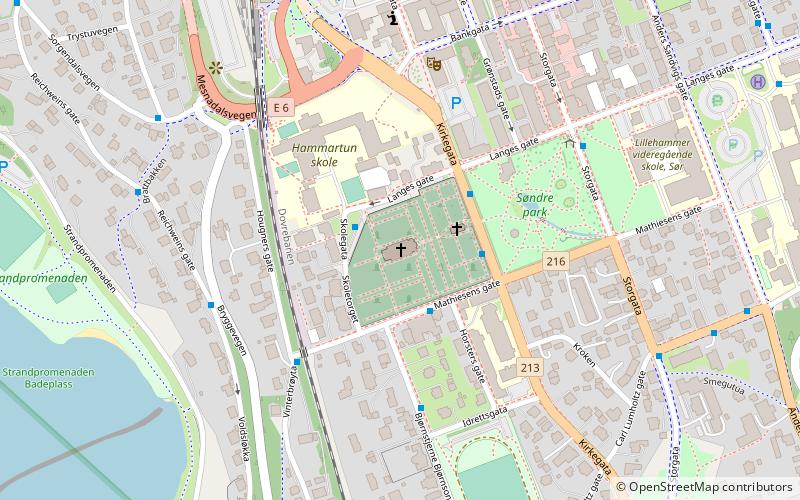Lillehammer Church location map