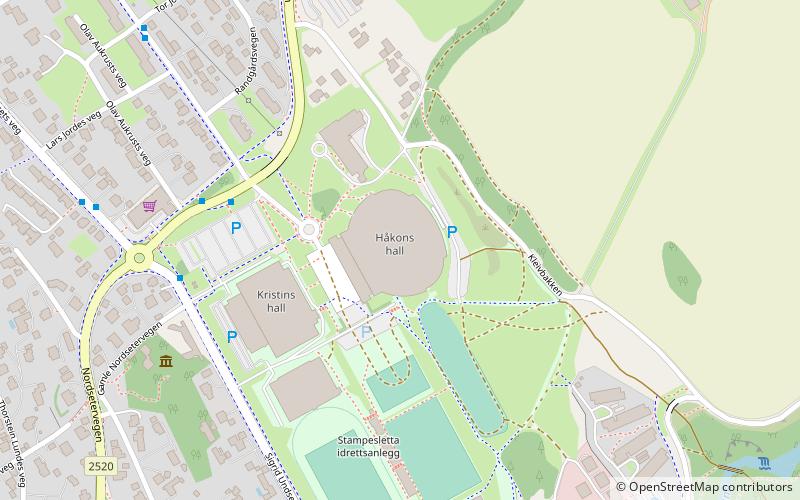 Norwegian Olympic Museum location map