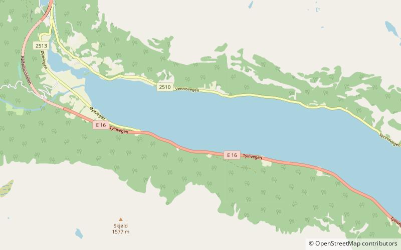 Vangsmjøse location map