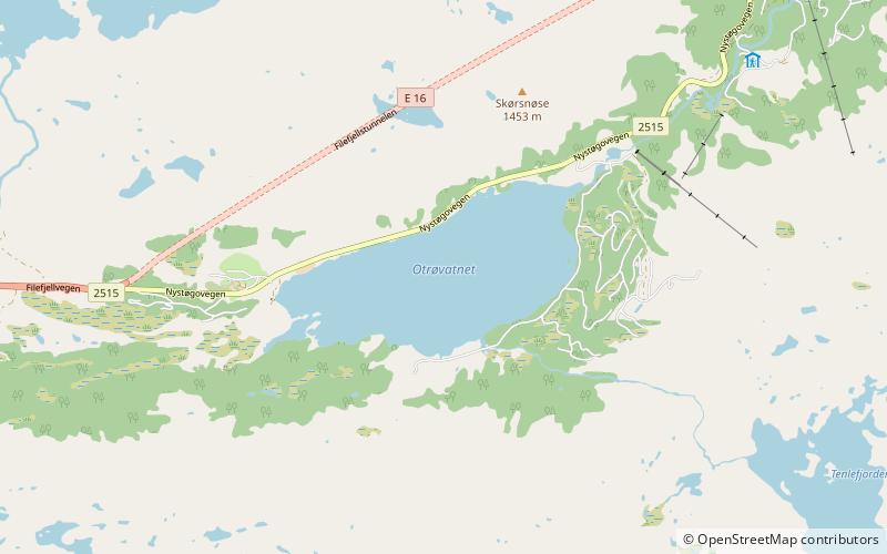 Otrøvatnet location map