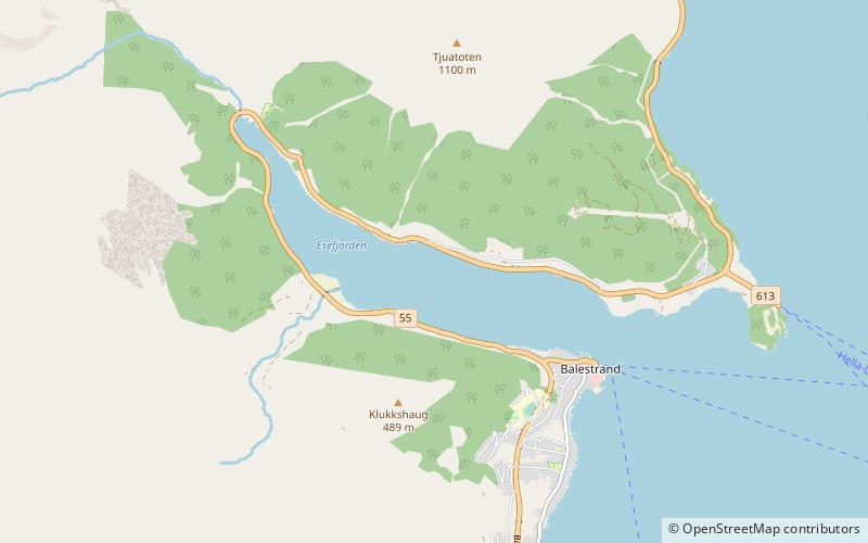 Esefjord location map