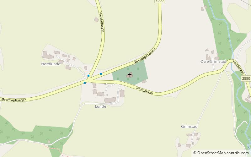 Follebu Church location map