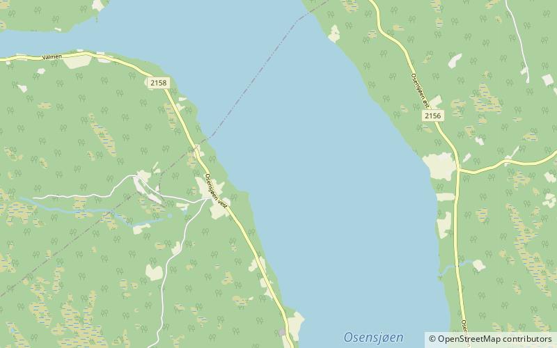 Osensjøen location map