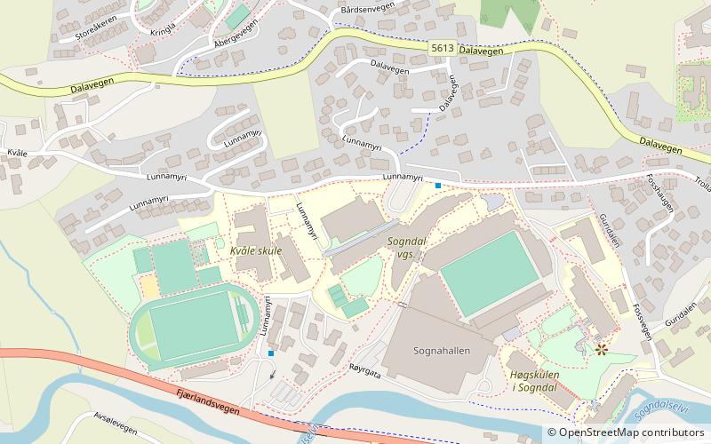 sogndal symjehall location map