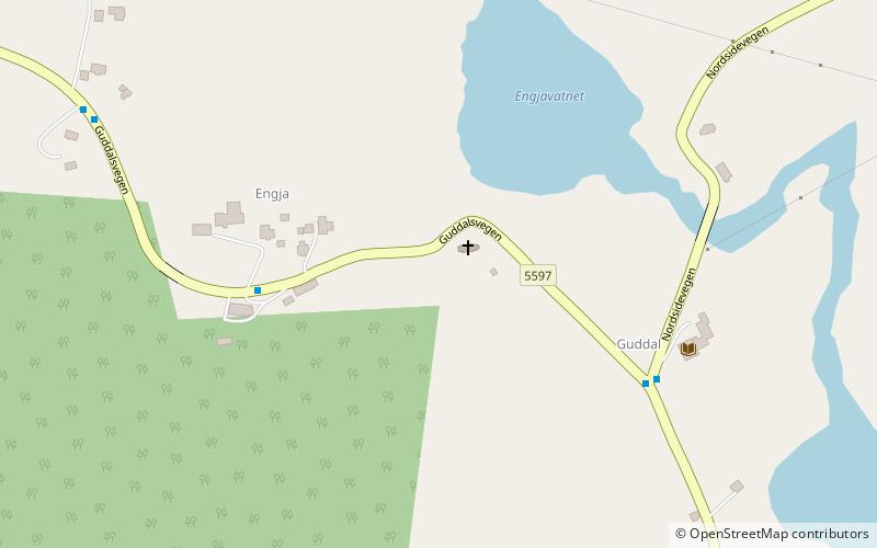 Guddal location map
