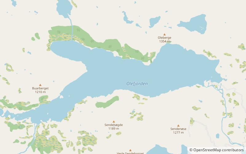 Olefjorden location map