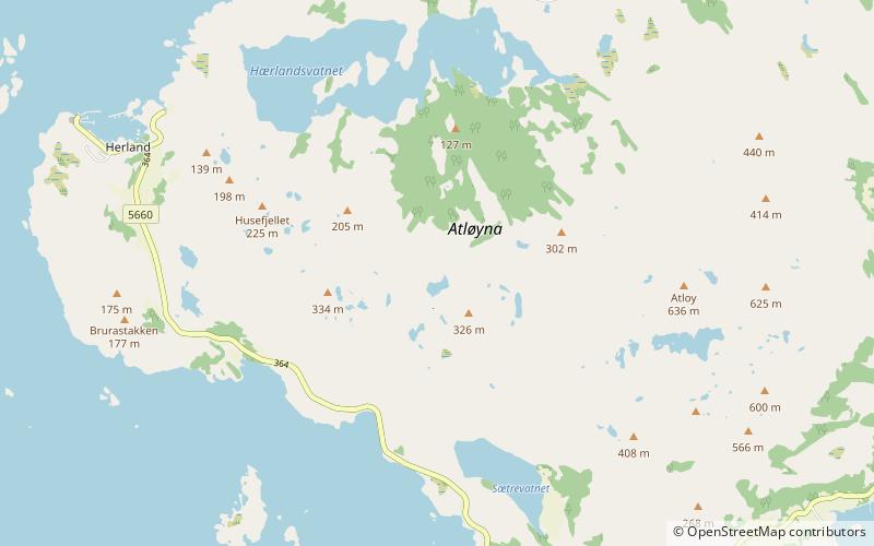 Atløyna location map