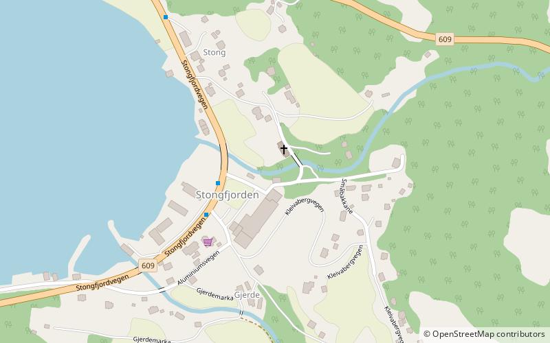 Stongfjorden Chapel location map