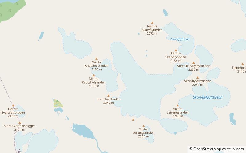 Knutsholstinden location map