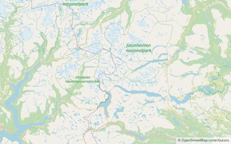 Snøholstinden location map