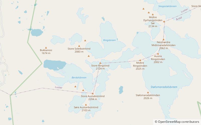 Ringstindane location map