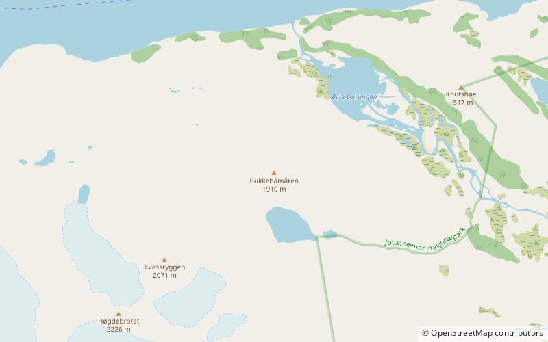 Bukkehåmåren location map