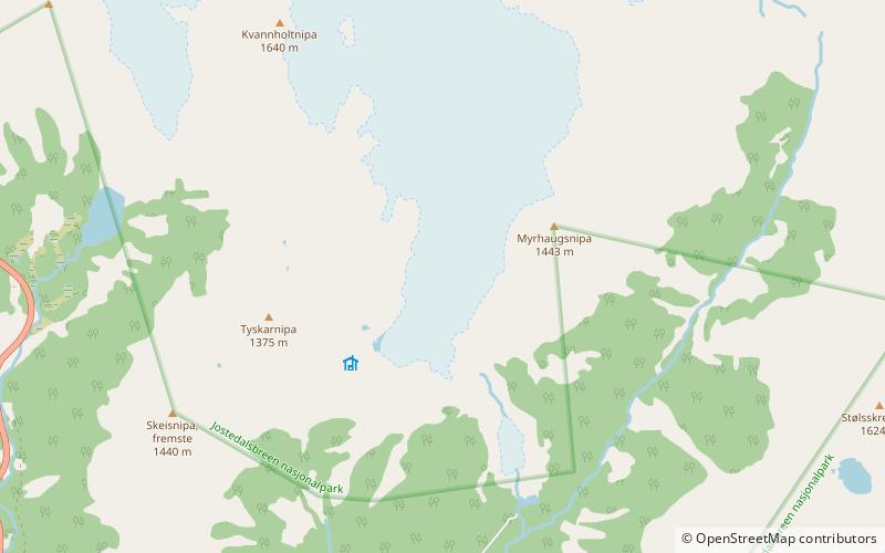 Supphellebreen location map