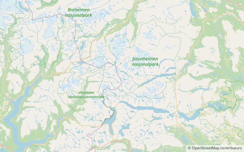 Skarddalstinden location map