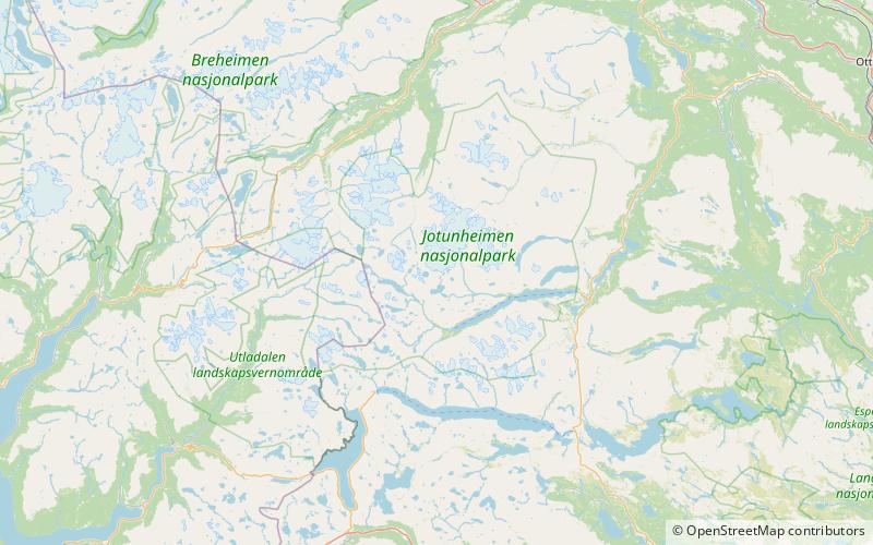 Hinnotefjellet location map