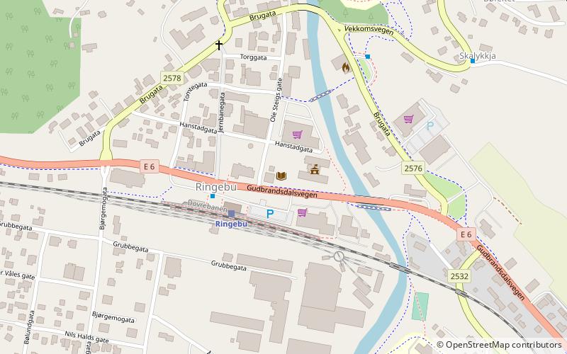 Ringebu bibliotek location map